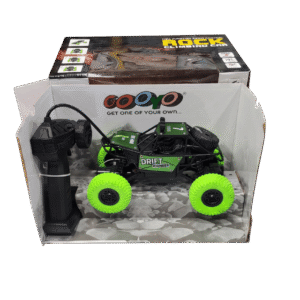 GOOYO Rock Climbing RC Off-Road Buggy Car – Remote Control 4WD Drift Pioneer (Green)