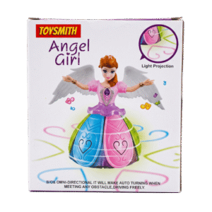 Toysmith Angel Girl Light Projection Dancing Doll with Music & Auto Turning (Multicolor)