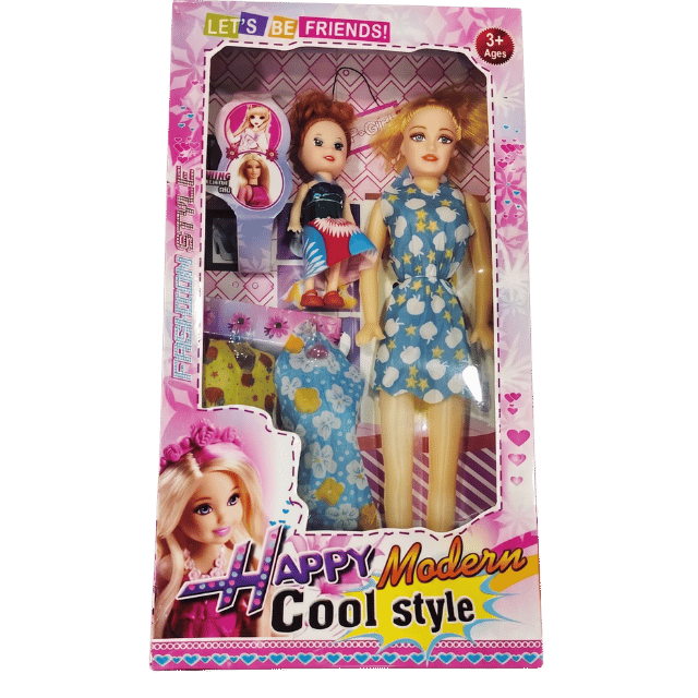 Happy Modern Fashion Doll Set