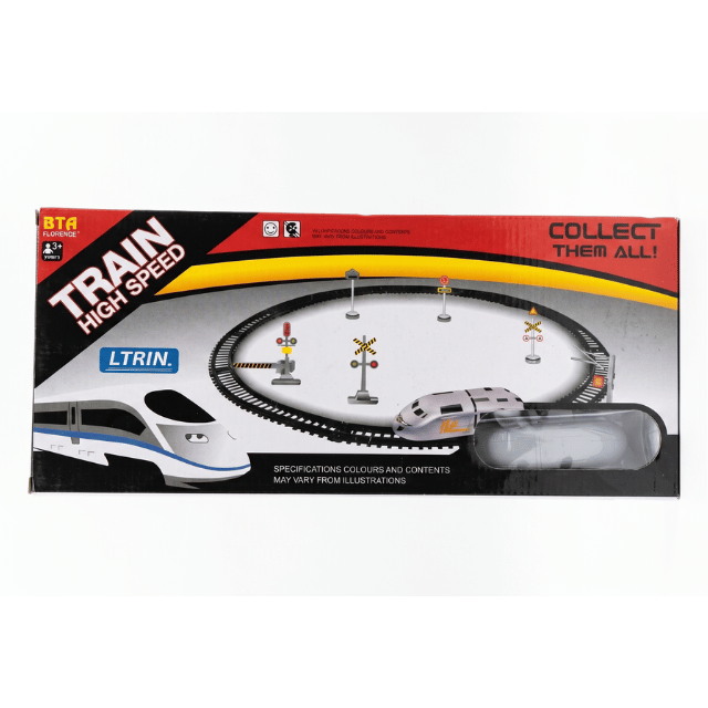 BTB Florence Train High Speed Railway Track Set – LTRIN Battery Operated Toy Train (3+ Years)