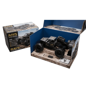 RAYS X-CLAW Rock Crawler 4WD RC Car – 2.4GHz Remote Control Off-Road Climbing Truck (Black)