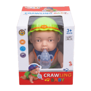 Crawling Baby Musical Toy Doll with Light & Sound – Interactive Crawling Baby Toy (KABY 388-36)