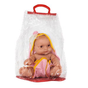 Baby Doll with Hooded Dress – Cute Soft Body Doll for Kids