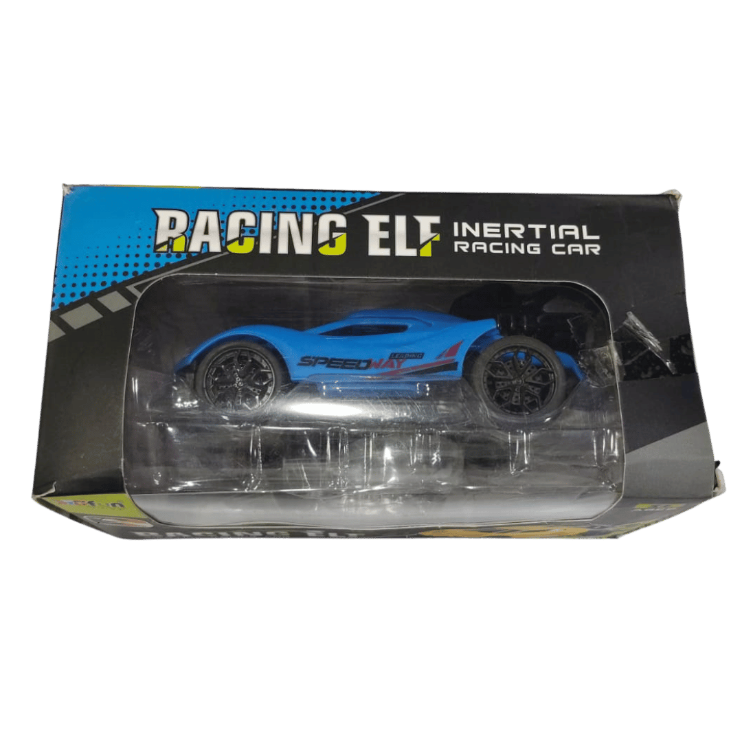 Racing Elf Inertial Sports Car Toy – Friction Powered Racing Car for Kids